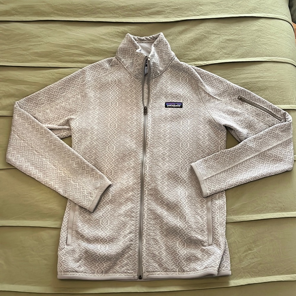 Patagonia Gray Aztec Zip Up